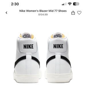 Nike blazer shoes - brand new!!